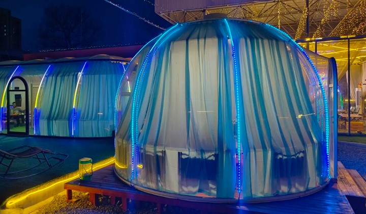 星空夢圓形星空房驚艷亮相，開啟文旅住宿新紀(jì)元